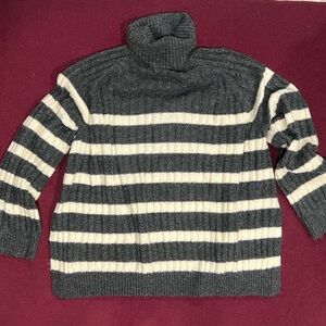 H&M oversized striped sweater size M